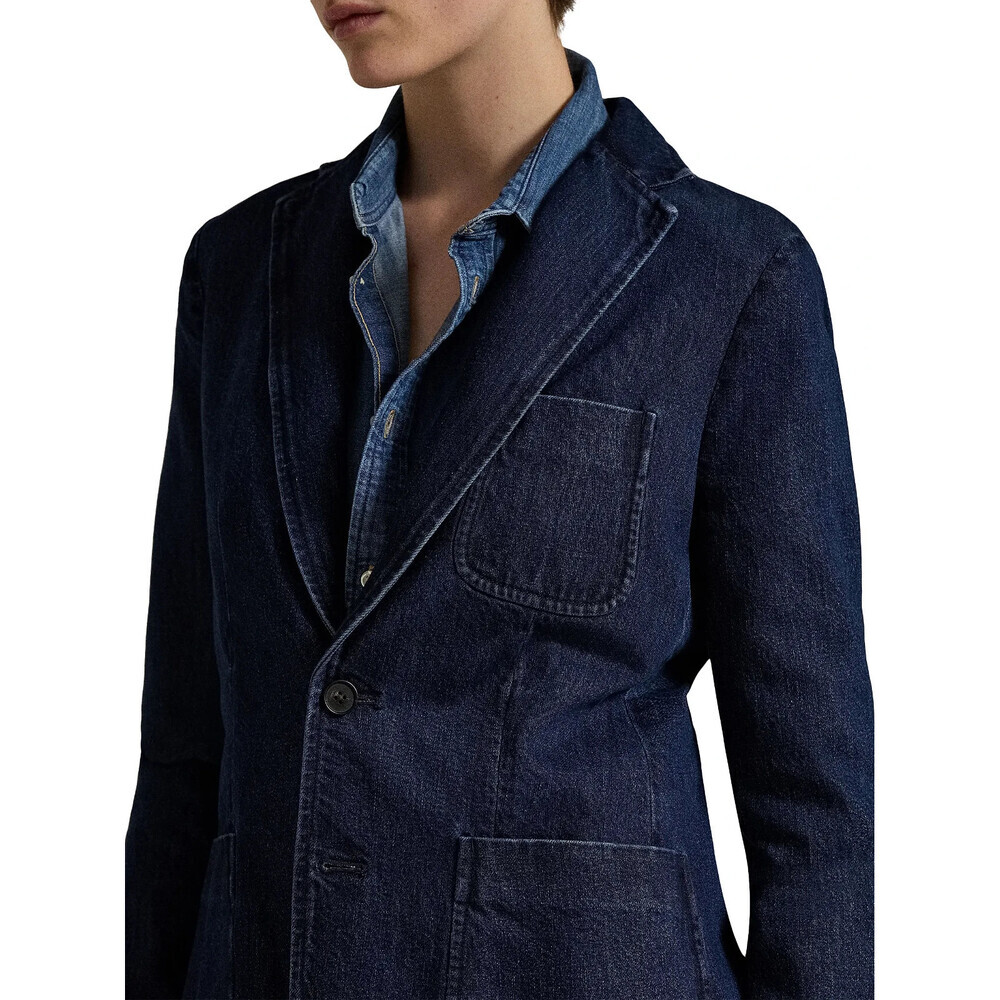 Polo Ralph Lauren Women's 6 Cotton Denim Single-Breasted Blazer • Reg Price $498 - Picture 5 of 6